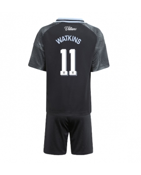 Aston Villa Ollie Watkins #11 Maglia Gara Trasferta Repliche 2025-26 Bambino Maniche Corte